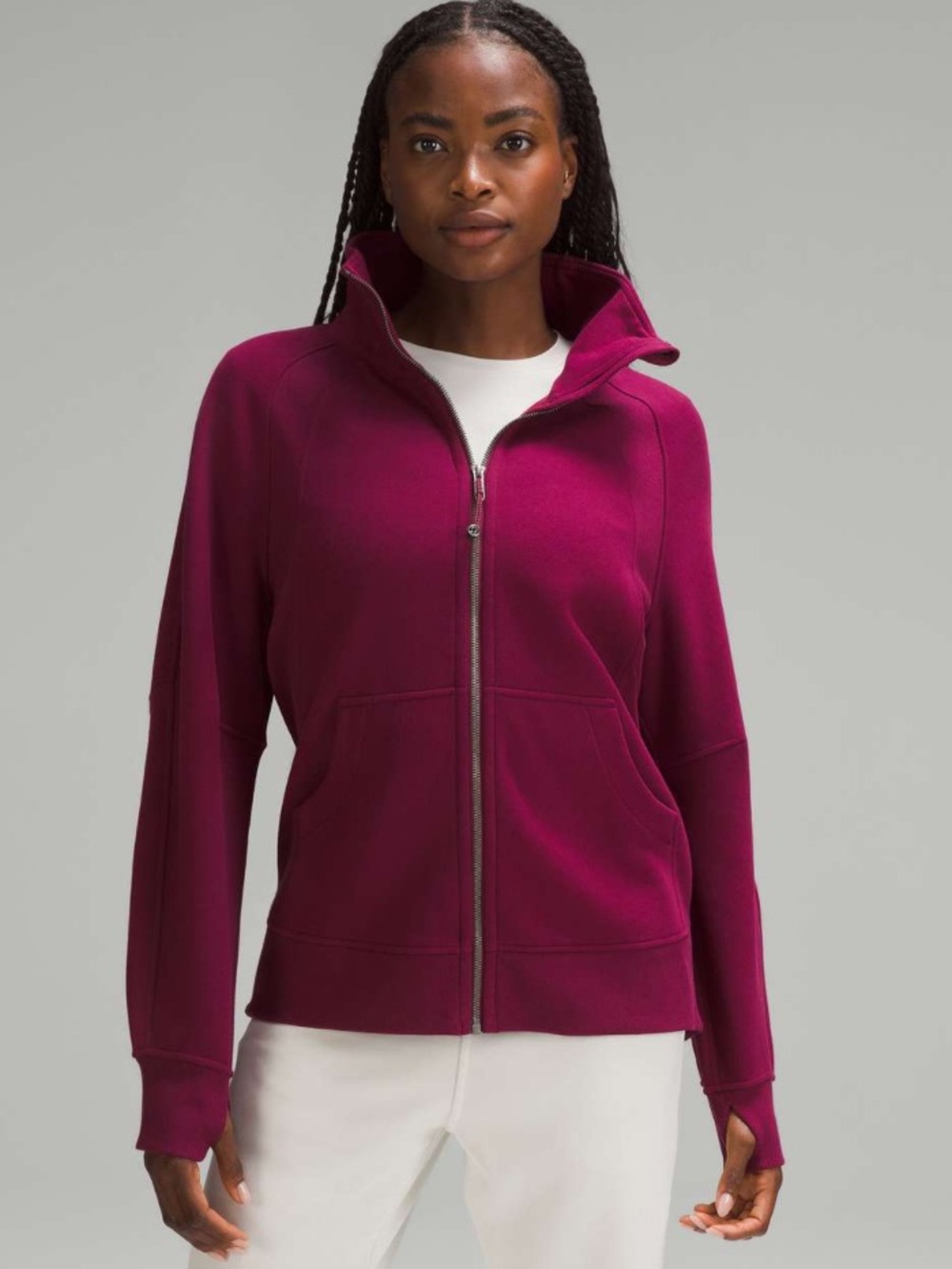 Lululemon Scuba Oversized Funnel-Neck Full Zip *Long Purple size XS/S